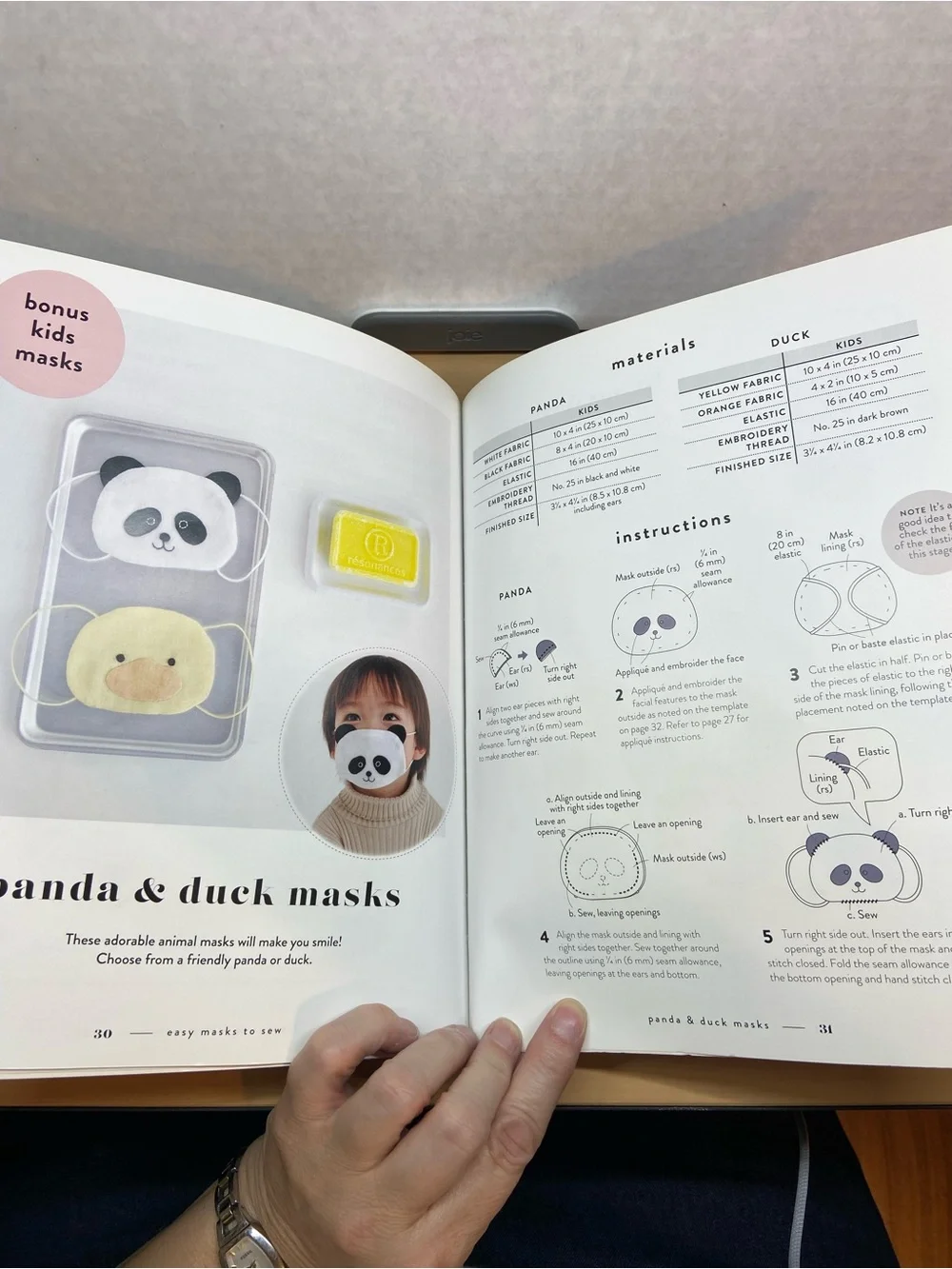 Easy Masks to Sew Book